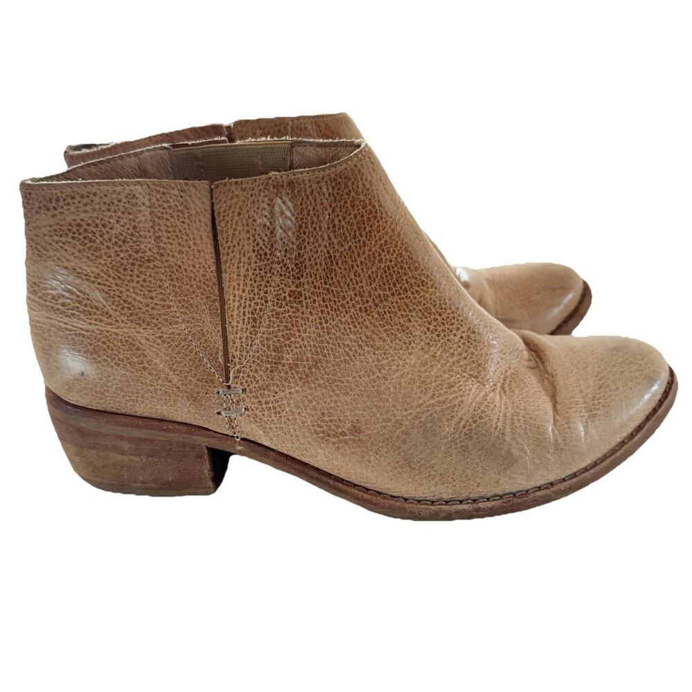 Matisse Boot Short Ankle Desert Boots Booties Western Brown Leather Women Size 7